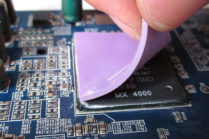Thermal pad 2mm application